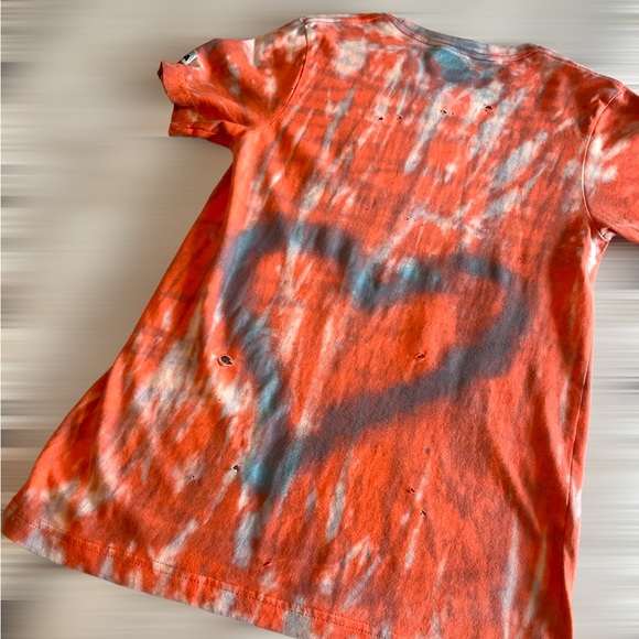 dyed handmade rave streetwear shirt orange sherbet tie dye tees x timmy woz - Picture 16 of 16